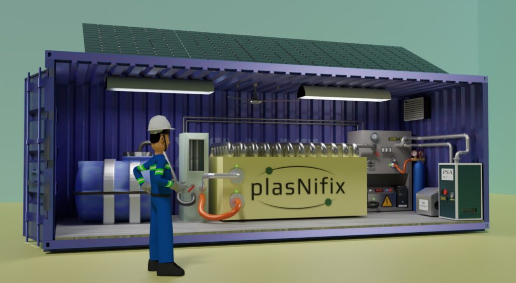 Artist rendering of our future plasNifix ammonia plant.